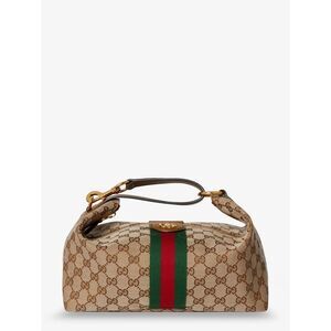 Gucci Women Gucci Vanity Gg Fabric Handbag